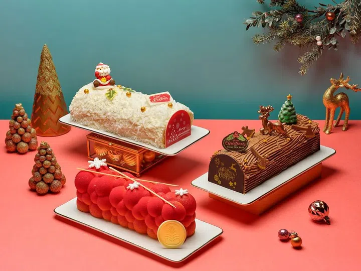 log cake