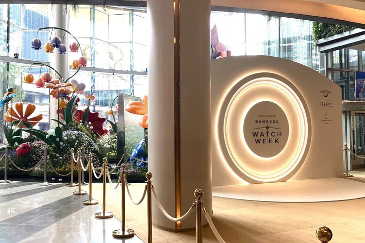 Bangkok Watch Week 2026 took place prominently at the entrance of Siam Paragon shopping mall