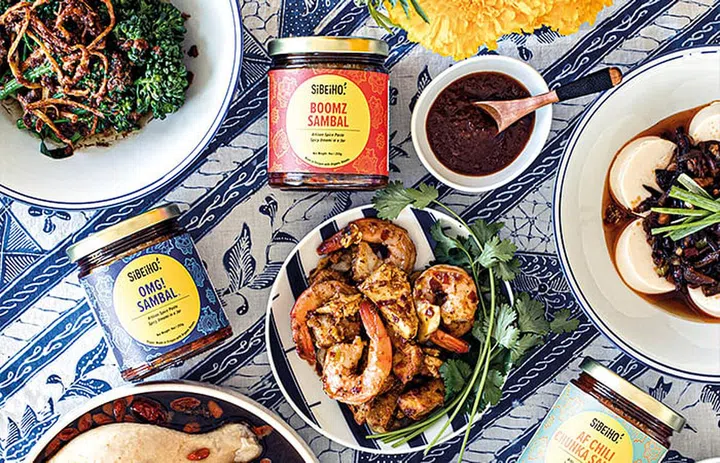 Sibeiho sambals are made from family recipes.