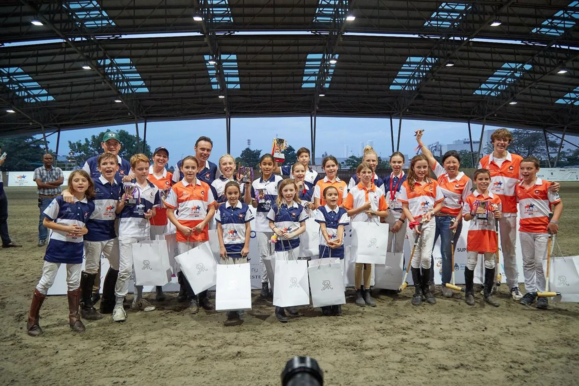 Winners of junior riders & Patrick Furlong