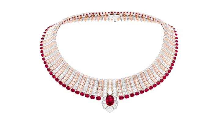 Don’t get hung up on marketing terms like “pigeon’s blood”, but let the beauty of the rock guide your buying decision. (Photo: Van Cleef & Arpels)