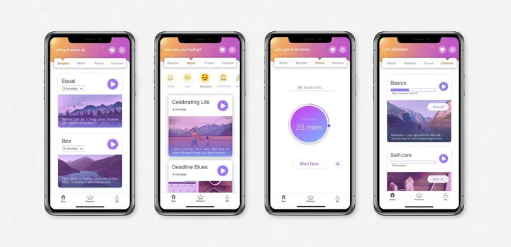 MindFi is a data-driven app that picks up specific data points from your life to provide mental wellness recommendations. Credit: MindFi.
