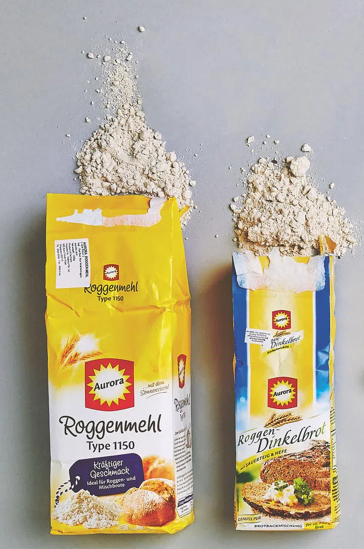Fresh loaves are available here but, if you’d rather make your own, a variety of German flour like roggenmehl (for dark rye bread) and roggen-dinkelbrot (for rye-spelt bread), as well as live yeast, are also available.
