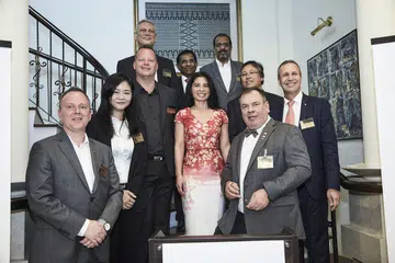 Daniel Mckee, Irene Ho, Sascha Zilger, H.E. Mohamed Ahmed Fathi Abulkheir, Ambassador of the Arab Republic of Egypt, H.E. Nimal Weeraratne, High Commissioner of the Democratic Socialist Republic of Sri Lanka, Hang Nguyen, H.E. Dr Mohamed Omar Abdulla Balfaqeeh, Ambassador of United Arab Emirates, H.E. Dato Zulkifli Adnan, High Commissioner of Malaysia to the Republic of Singapore, Georg Diehl & Andreas Dripke