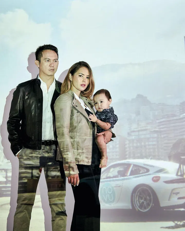 BABY IN TOWDespite having started a family, neither Yuey Tan nor wife Claire Jedrek plans to retire.