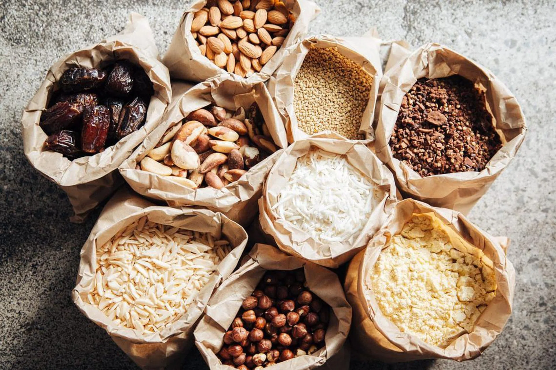 Nuts and grains are sold by weight at Australian chain The Source Bulk Foods