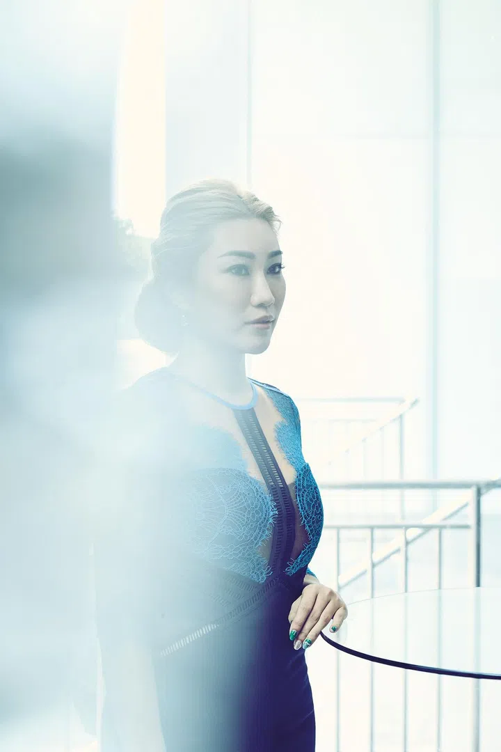 DARING TOBE DIFFERENT Sok is not afraid to project herself as a fashionista, while heading her family’sreal estate development business.