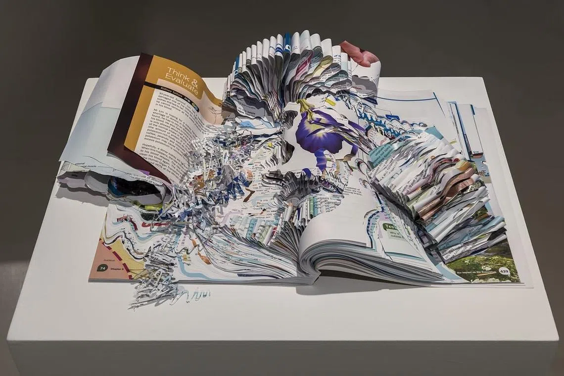 hermes-brings-in-noriko-ambe-s-thought-provoking-exhibition-of-textbook