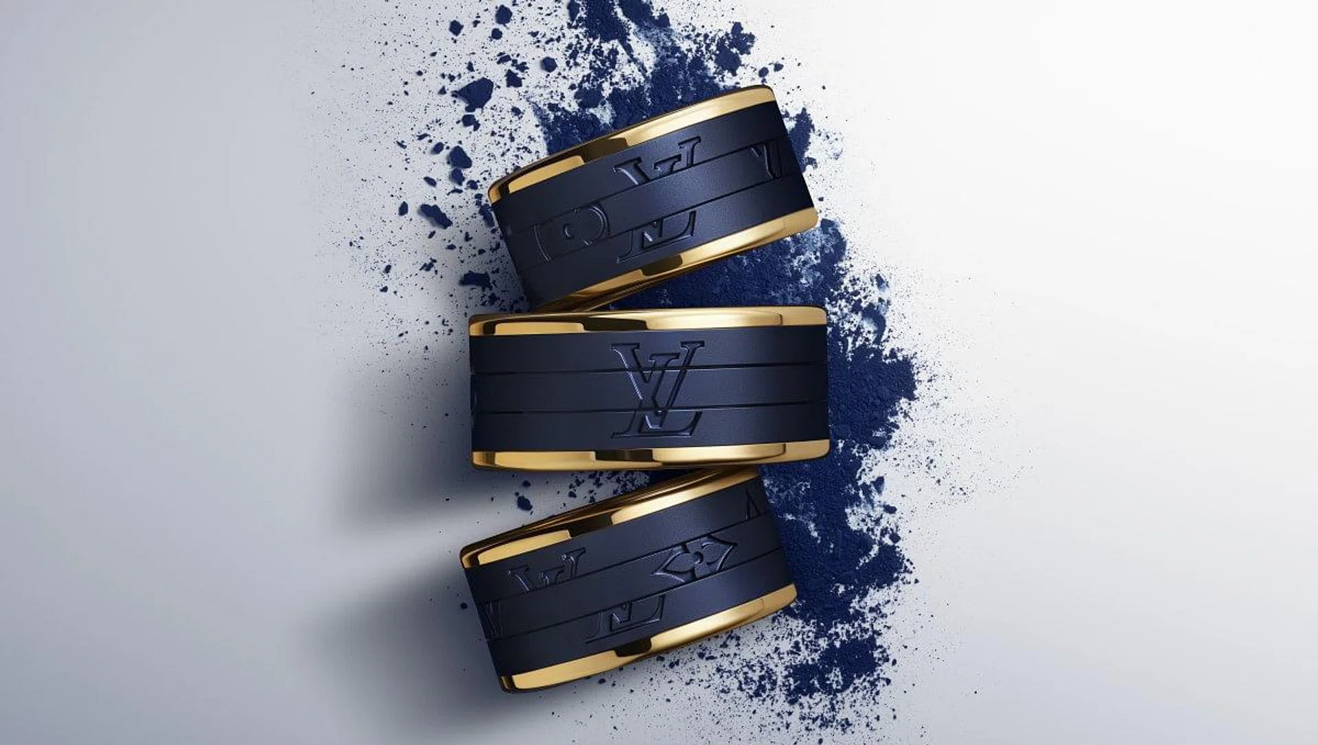 Rings from the Les Gastons Vuitton. (Photo: Louis Vuitton)