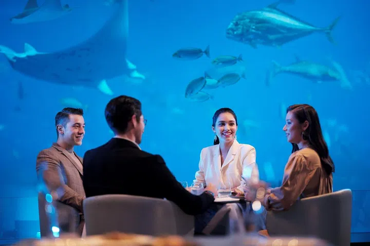 4-hands wine dinners will be staged at Ocean Restaurant (pictured), table65, and Osia Steak & Seafood Grill Restaurant.