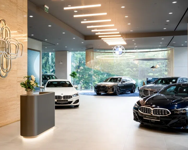 bmw showroom at 11 kung chong road by eurokars auto, authorised car dealer in singapore