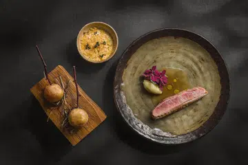 CURE - Silverhill Farm Duck, Native Berries, Salted Duck Egg (2)