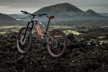 Audi’s new electric mountain bike is inspired by their e-powered rally off-roader