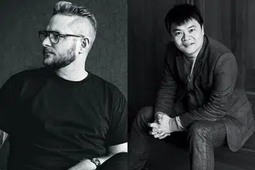 Chef Clayton Wells of Automata Sydney, restaurateur Loh Lik Peng