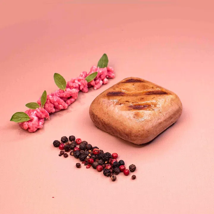 A beef square from SquarEat.