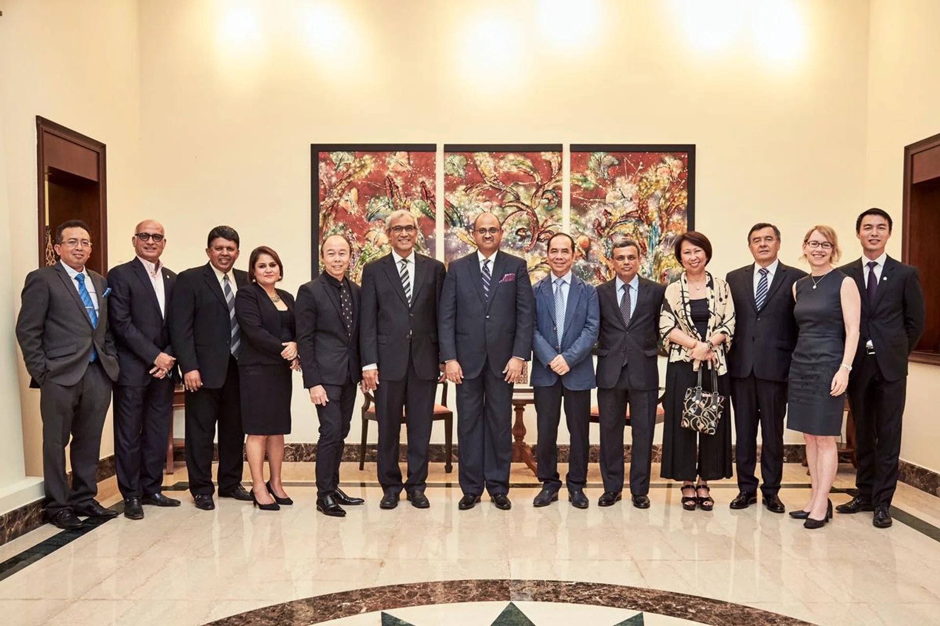 Nur Azman Abdul Rahim, Mohd Rafin K, Patrick Daniel , Nomita Dhar, Geoff Tan, H.E. Zainul Abidin Rasheed, H.E. Dato’ Ilango Karuppannan, Datuk Sam Goi, H.E. Jawed Ashraf, Chong Siak Ching, H.E. Zenon Kosiniak-Kamysz, H.E. Nancy Lynn McDonald & Allen Law 