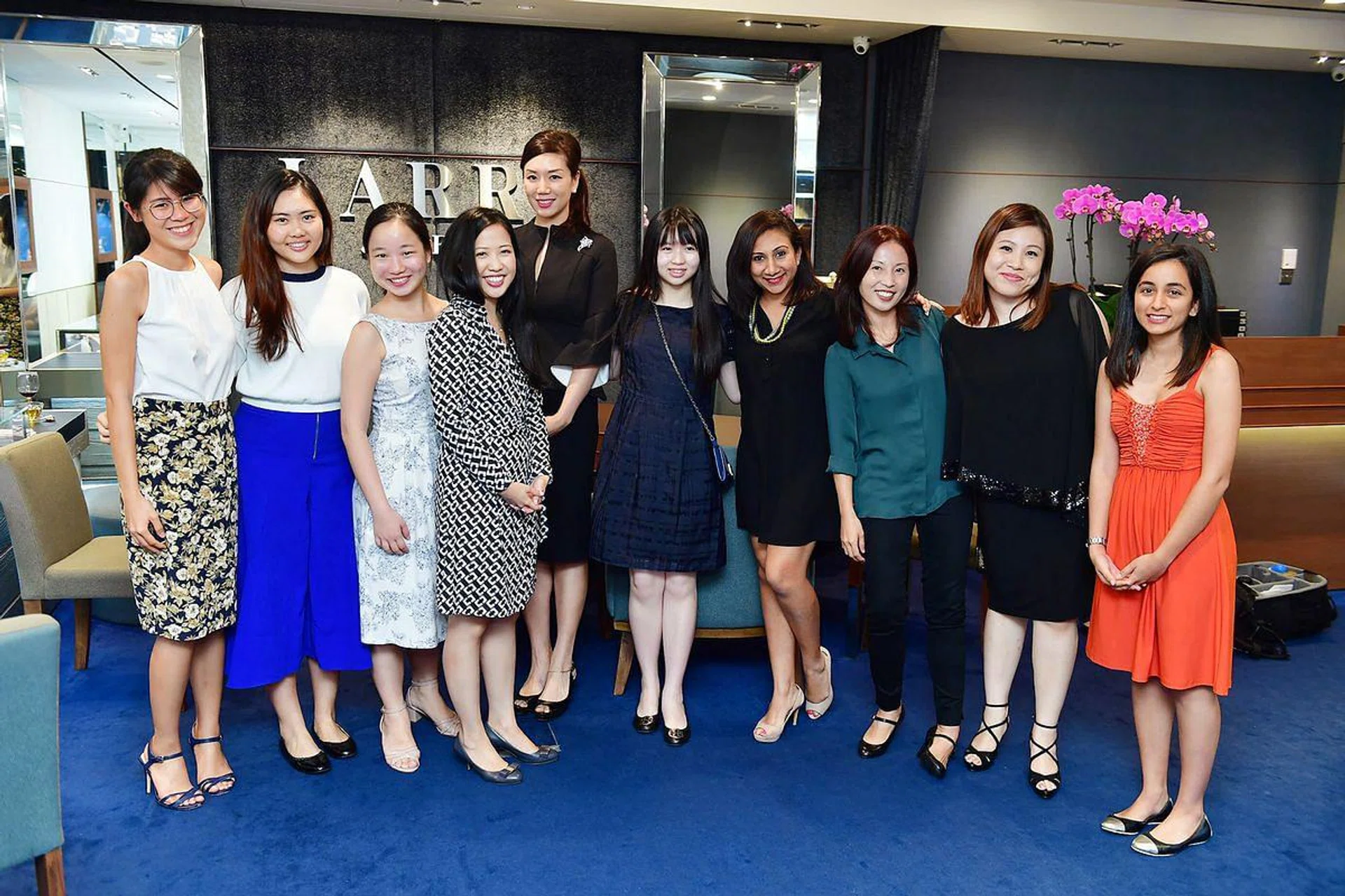 Charmaine Yap, Jesslyn Koh, Grace Teo, Mavis Low, Josephine Hadikusumo, Venezia Wee, Mel Nirmala, Cheah Wui Ling, June Lim & Uma Sharma