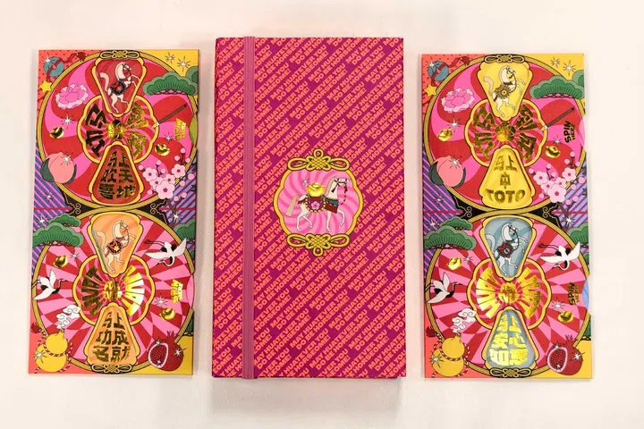 Chinese New Year 2026 red packets, hongbao, angpow