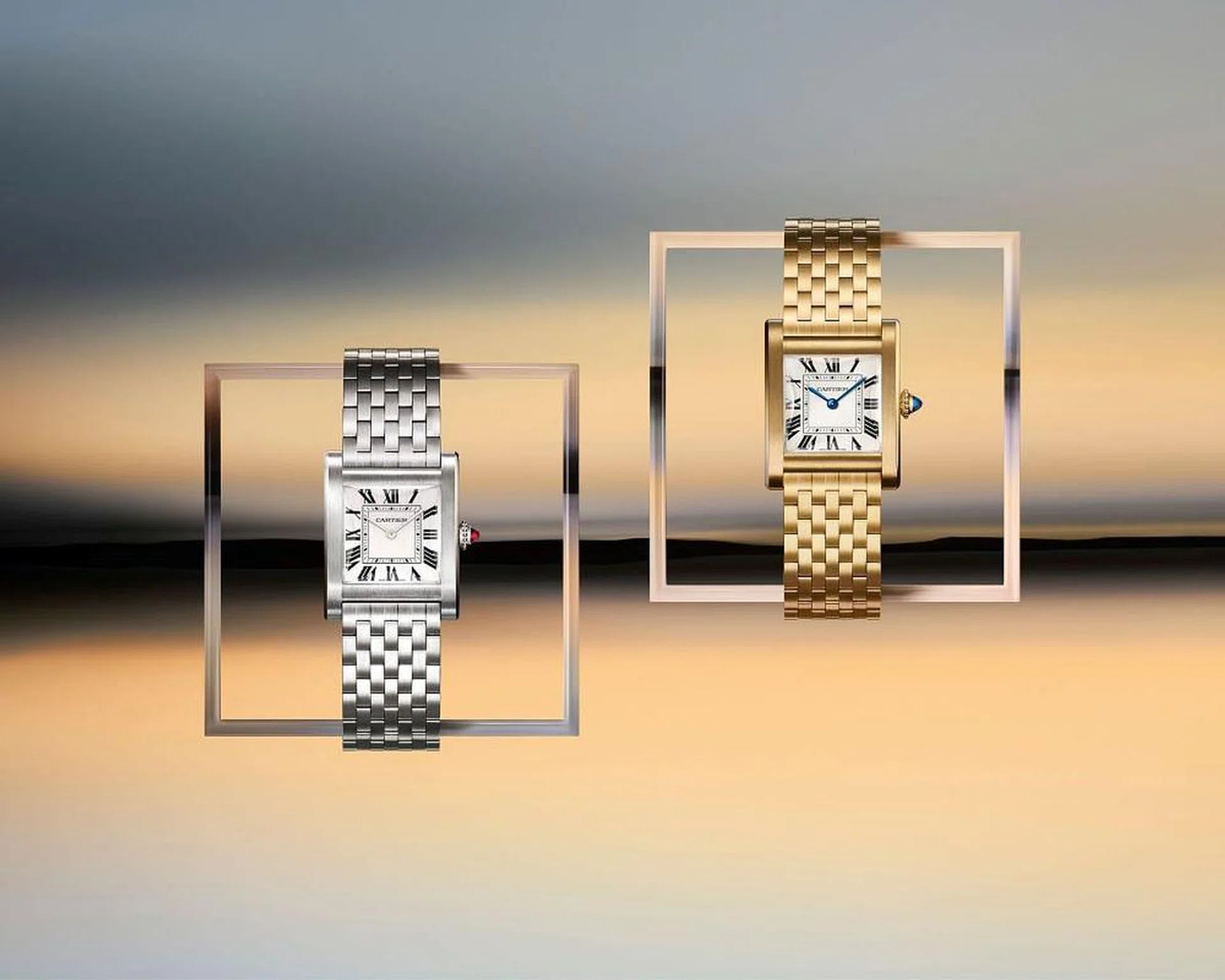 The Tank Normale in platinum or yellow gold. (Photo: Cartier)