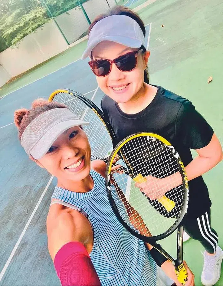 MP Rachel Ong keeps fit by playing tennis regularly