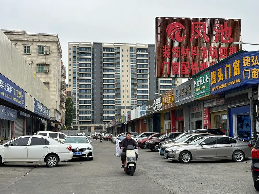The Fengchi Decoration Materials Market now has a vacancy rate as high as 40%. (Daryl Lim/SPH Media)