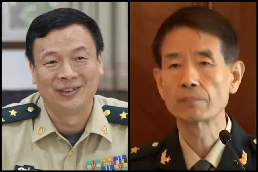 Liu Guangbin (left) and Zhang Zhenzhong are under investigation along with Li Yuchao. (Internet)