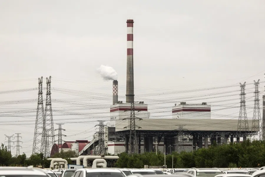 A power plant in Shihezi, Xinjiang province, China on 11 May 2021. (Qilai Shen/Bloomberg)