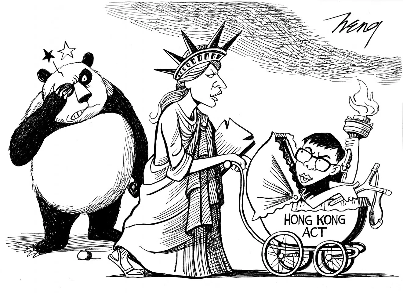 Cartoon: Heng Kim Song