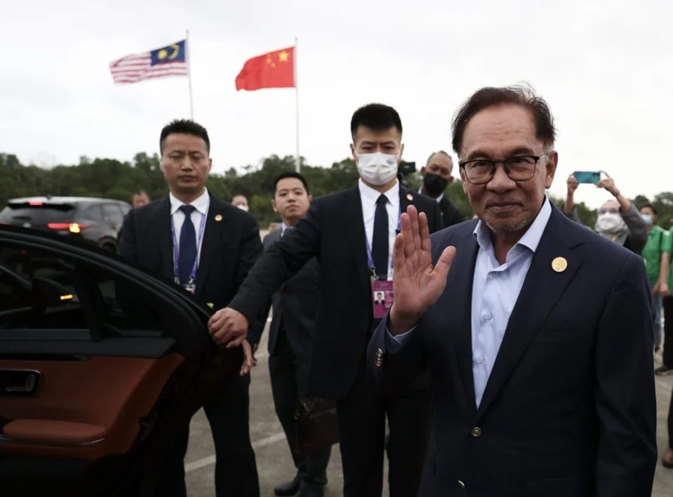 Malaysian PM Anwar Ibrahim during his visit to China. (Prime Minister's Office of Malaysia)