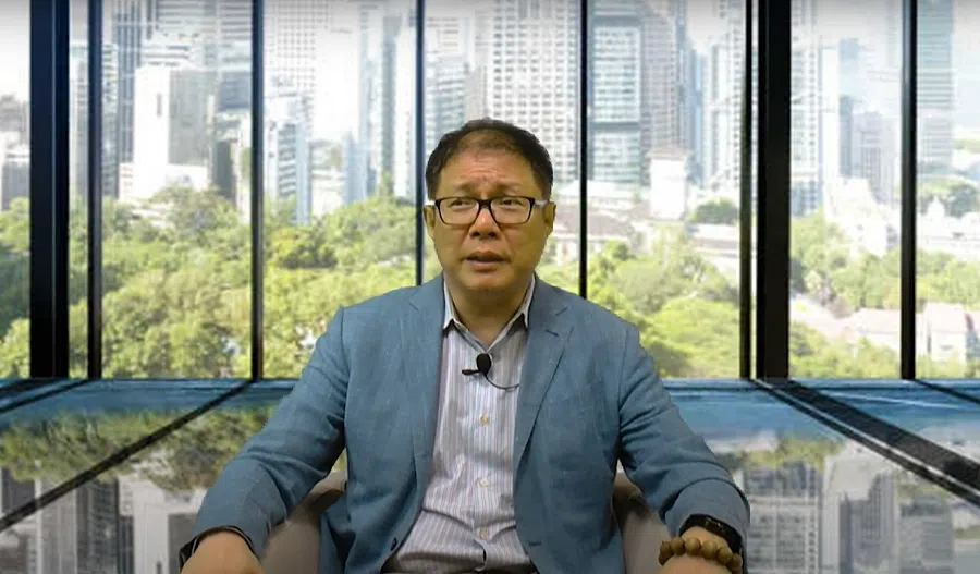 Leon Wang, AstraZeneca’s president for China. (YouTube/astrazeneca)