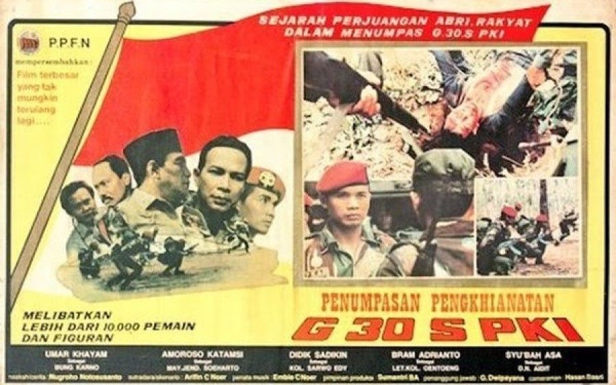 A poster of the propaganda film on the PKI. (Internet)