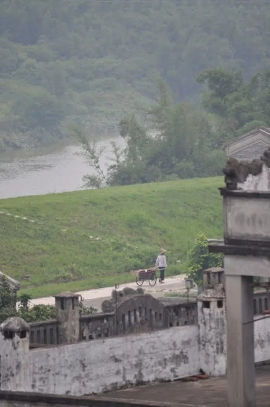 A view of the village from a diaolou.