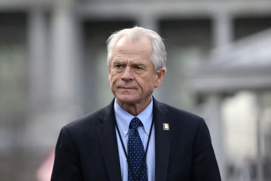 White House trade advisor Peter Navarro went on Fox News, charging China with "four kills". (Leah Millis/REUTERS)