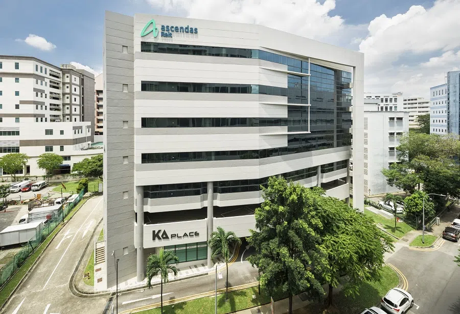 On 20 April 2023, CapitaLand Ascendas REIT announced the divestment of KA Place, a high-specifications industrial building located at 159 Kampong Ampat, Singapore, for S$35.4 million at a 55% premium to valuation. (CapitaLand Ascendas Real Estate Trust)