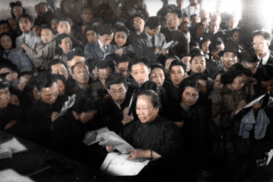 On 16 April 1946, Chen Bijun, the wife of Wang Jingwei, appeared before the Jiangsu High Court in Suzhou. Chen was sentenced to life imprisonment for treason, and in May 1949 she was transferred from Suzhou Prison to the Tilanqiao Prison in Shanghai. She died in prison following the establishment of the People's Republic of China in 1949.