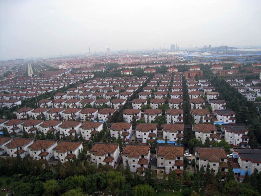 Villas in Huaxi Village, once known as the "richest village in China", 2008. (SPH)