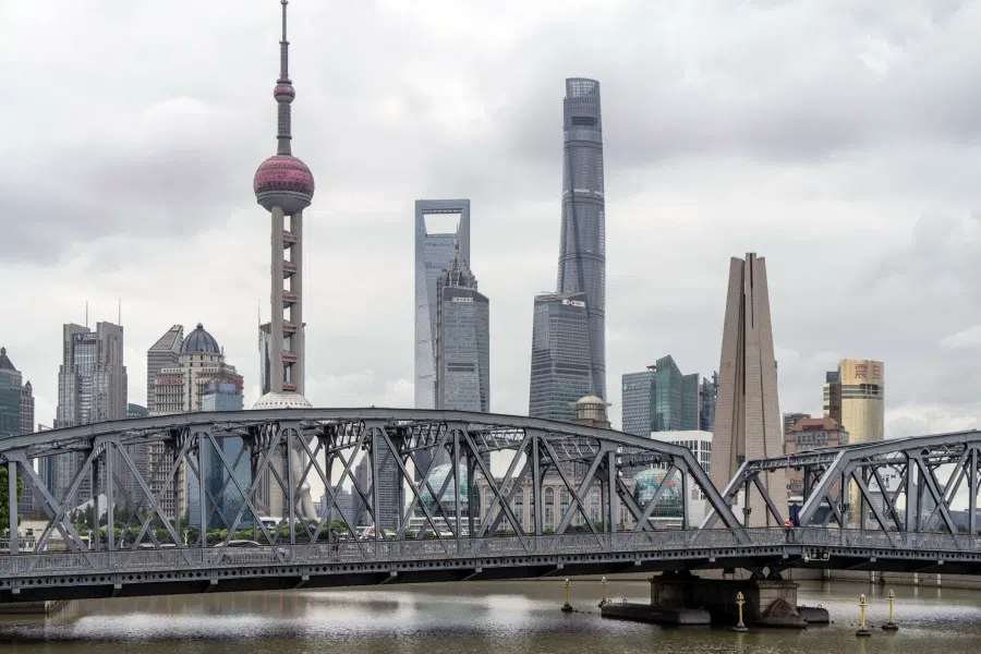 Buildings in Pudong’s Lujiazui Financial District in Shanghai, China, on 10 September 2025. (Qilai Shen/Bloomberg)