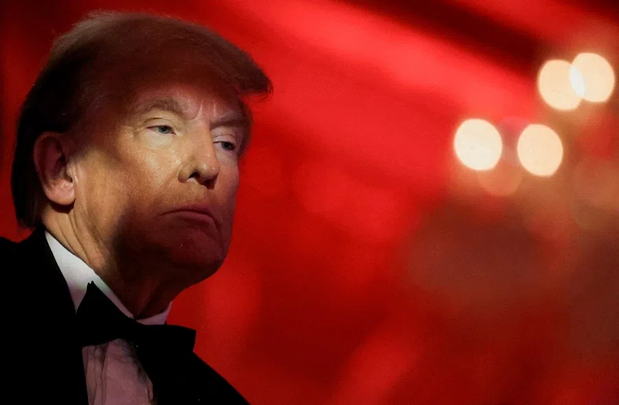 US President-elect Donald Trump attends the America First Policy Institute gala at Mar-A-Lago in Palm Beach, Florida, US, on 14 November 2024.