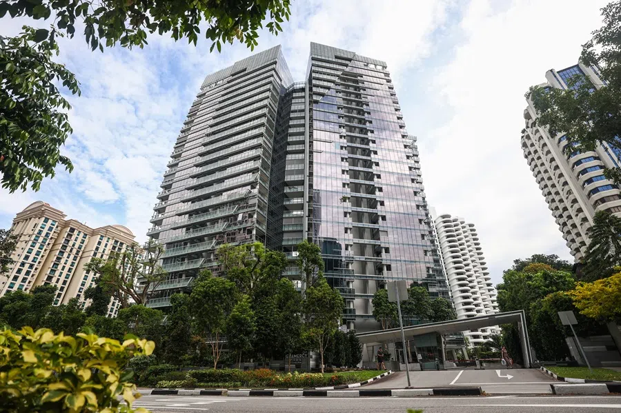 The exterior of Gramercy Park condominium in Singapore. (SPH Media)