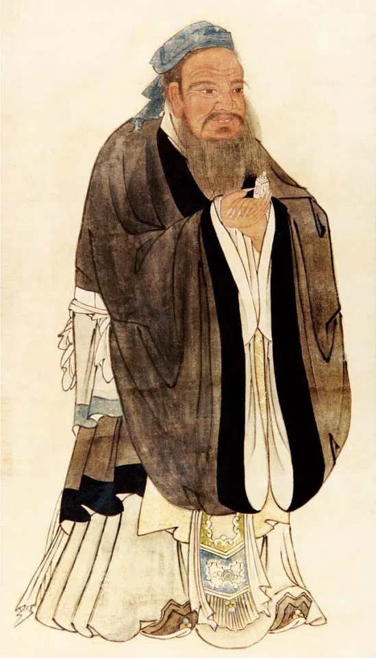 A portrait of Confucius by Ming dynasty painter Qiu Ying. (Wikimedia)