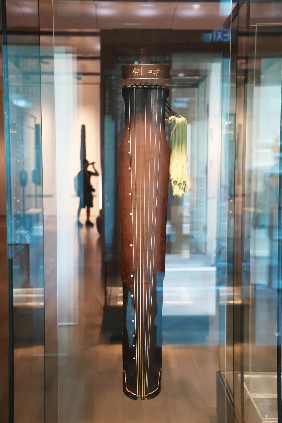 The Yang He guqin, which is part of Dr Kee’s private collection, is seen here on display. (SPH Media)