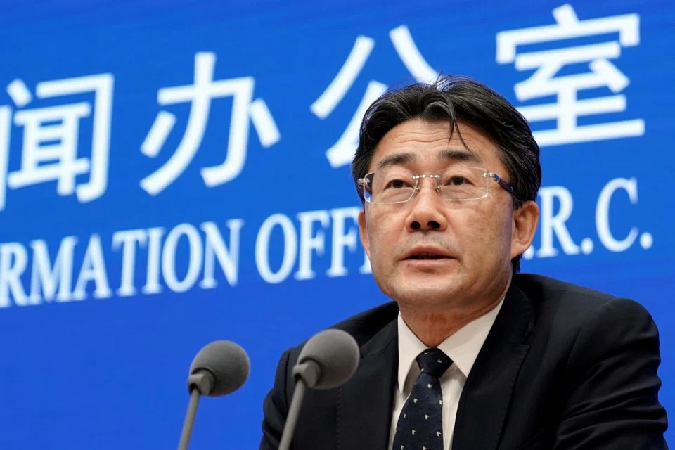 Chinese Centre for Disease Control and Prevention head Gao Fu at a news conference on the Wuhan coronavirus in Beijing, 22 January 2020. Gao released a paper suggesting that the authorities knew of human-to-human transmission of the coronavirus but did not reveal that information. (Jason Lee/Reuters)