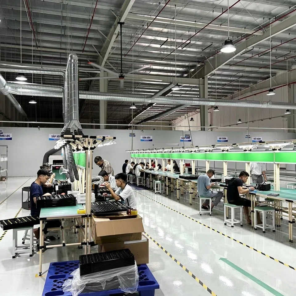 Allen Hsieh opened a factory in northern Vietnam in 2022 to mitigate the risks posed by US tariffs on Chinese goods by diversifying his production chain. (Photo provided by Allen Shieh)