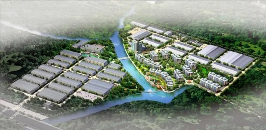 An aerial view of Shanghai Yaoji Playing Cards, currently the site of the Shanghai International Short Video Center. (Yaoji Playing Cards website)