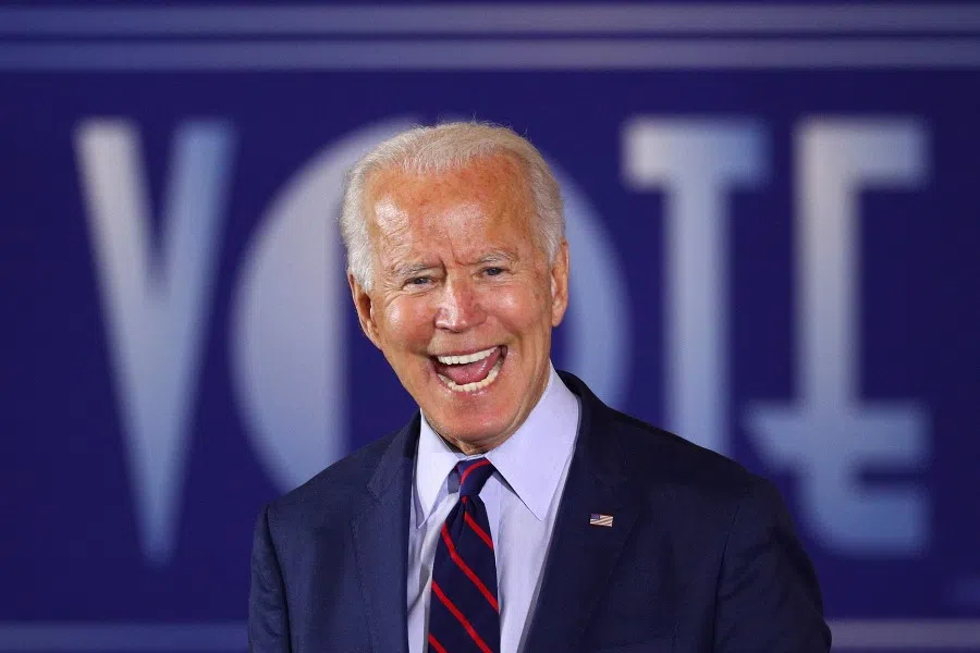 U.S. Democratic presidential candidate Joe Biden delivers remarks during a Voter Mobilization Event campaign stop at the Cincinnati Museum Center at Union Terminal in Cincinnati, Ohio, 12 October 2020. (Tom Brenner/REUTERS)