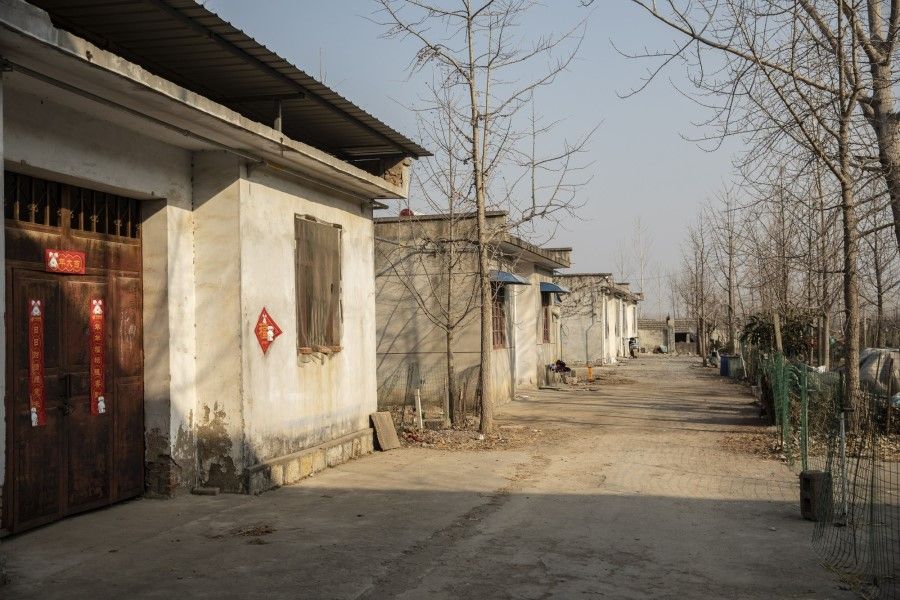 Residential houses in the village of Chenghe, Jiangsu province, China, on 31 January 2023. (Qilai Shen/Bloomberg)