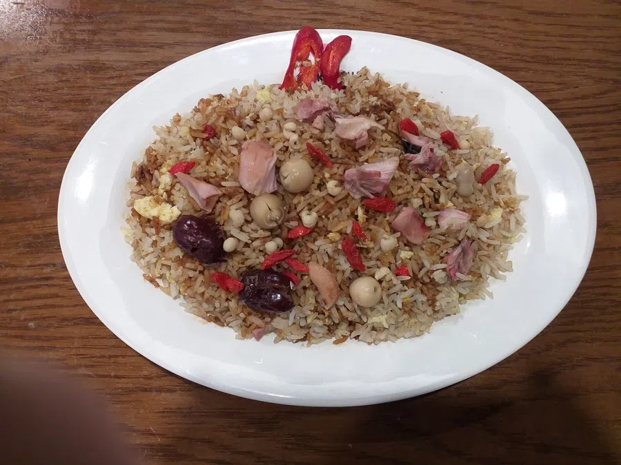 A dish of eight-treasure rice. (SPH Media)