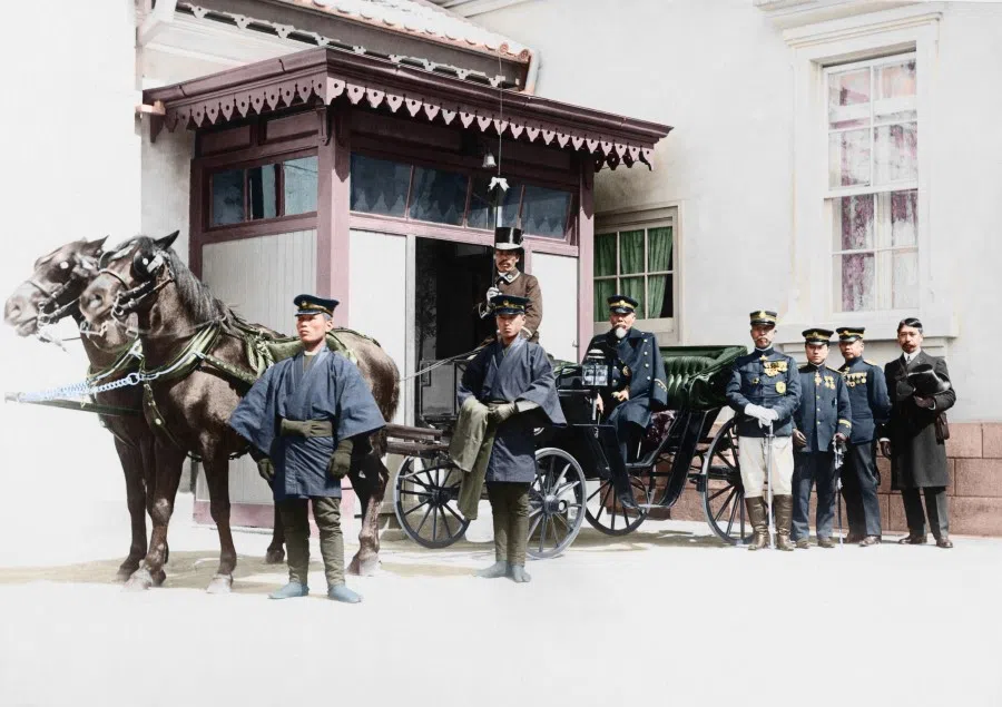 The cart of Resident-General of Korea Ito Hirobumi, 1905, when the Japanese government was about to implement its plan to capture Korea.