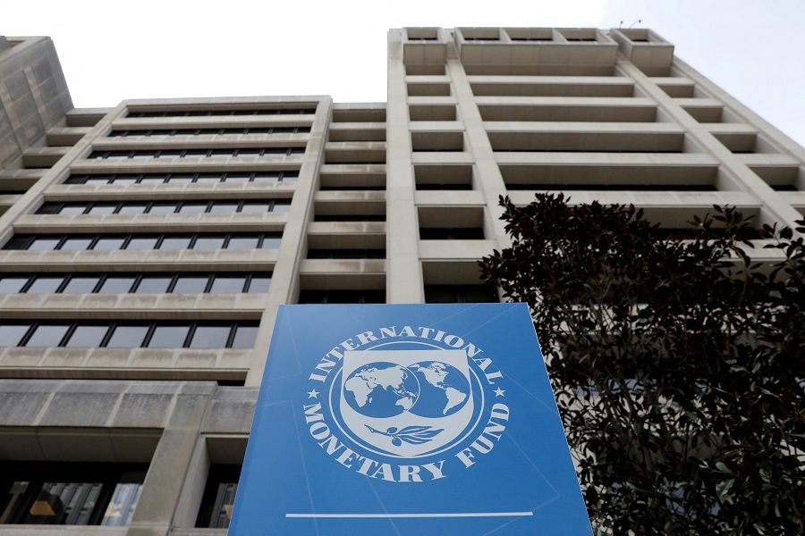 The International Monetary Fund (IMF) headquarters building is seen ahead of the IMF/World Bank spring meetings in Washington, US, 8 April 2019. (Yuri Gripas/File Photo/Reuters)