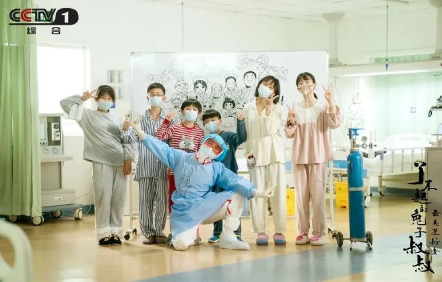 A group shot of some of the cast of Heroes in Harm's Way. The show has been criticised for the huge incongruity between the TV plot and real life. (AP/Free to use)